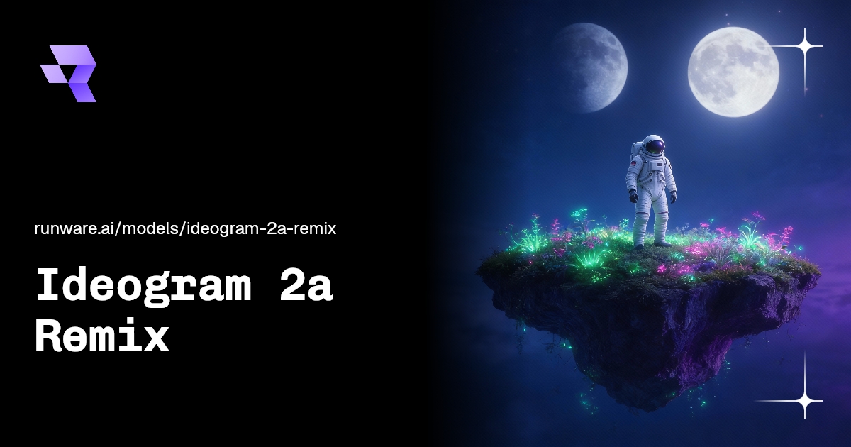 Ideogram 2a Remix AI Image Generator | Runware