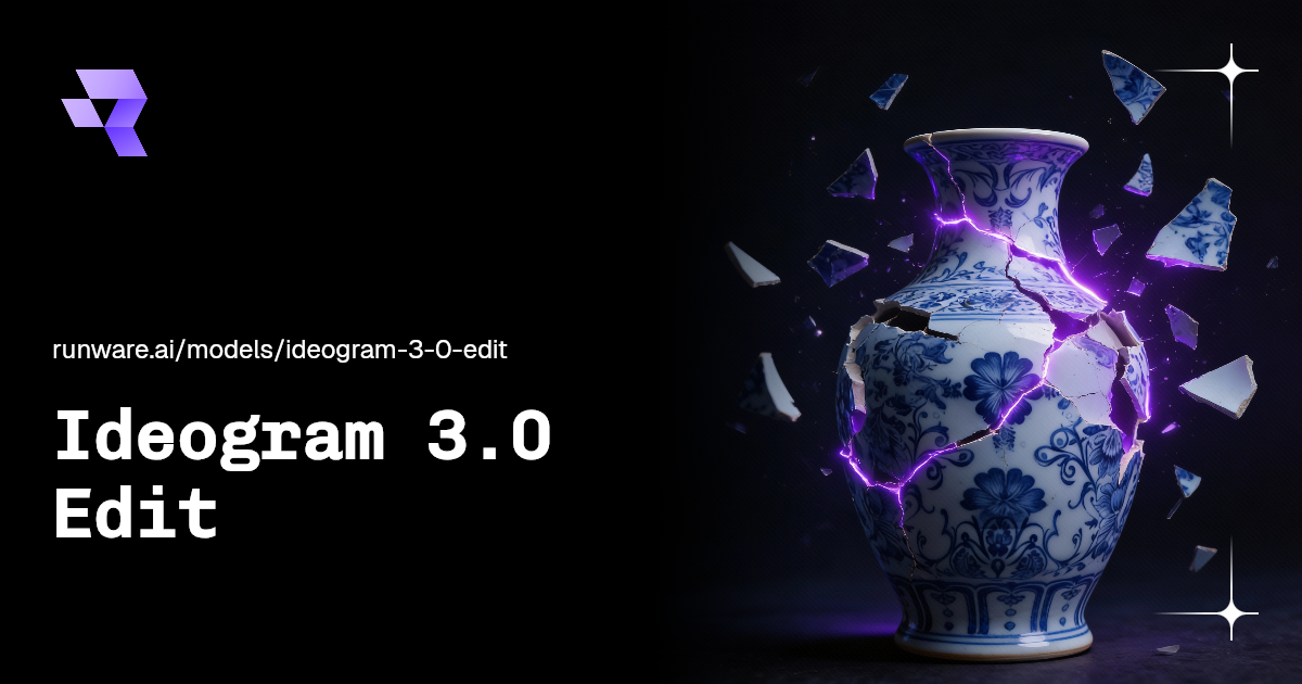 Ideogram 3.0 Edit AI Image Generator | Runware