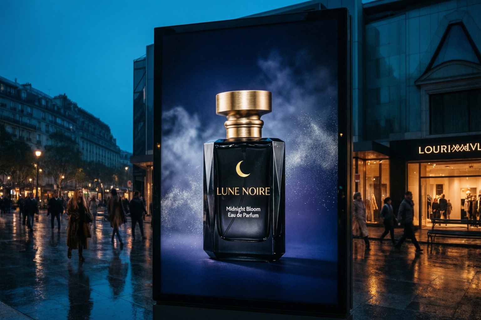 Luxury Perfume Billboard Mockup