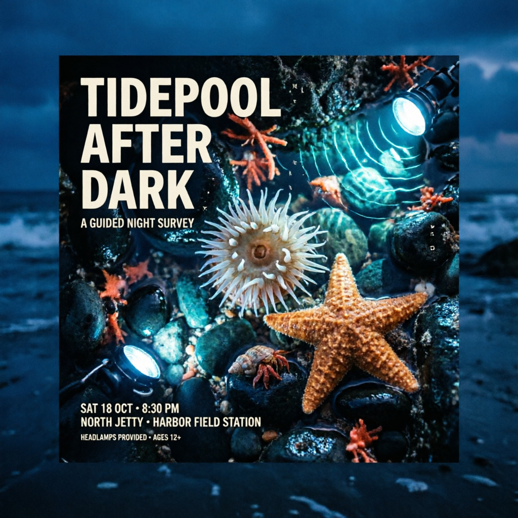 Nocturnal Tidepool Survey Poster