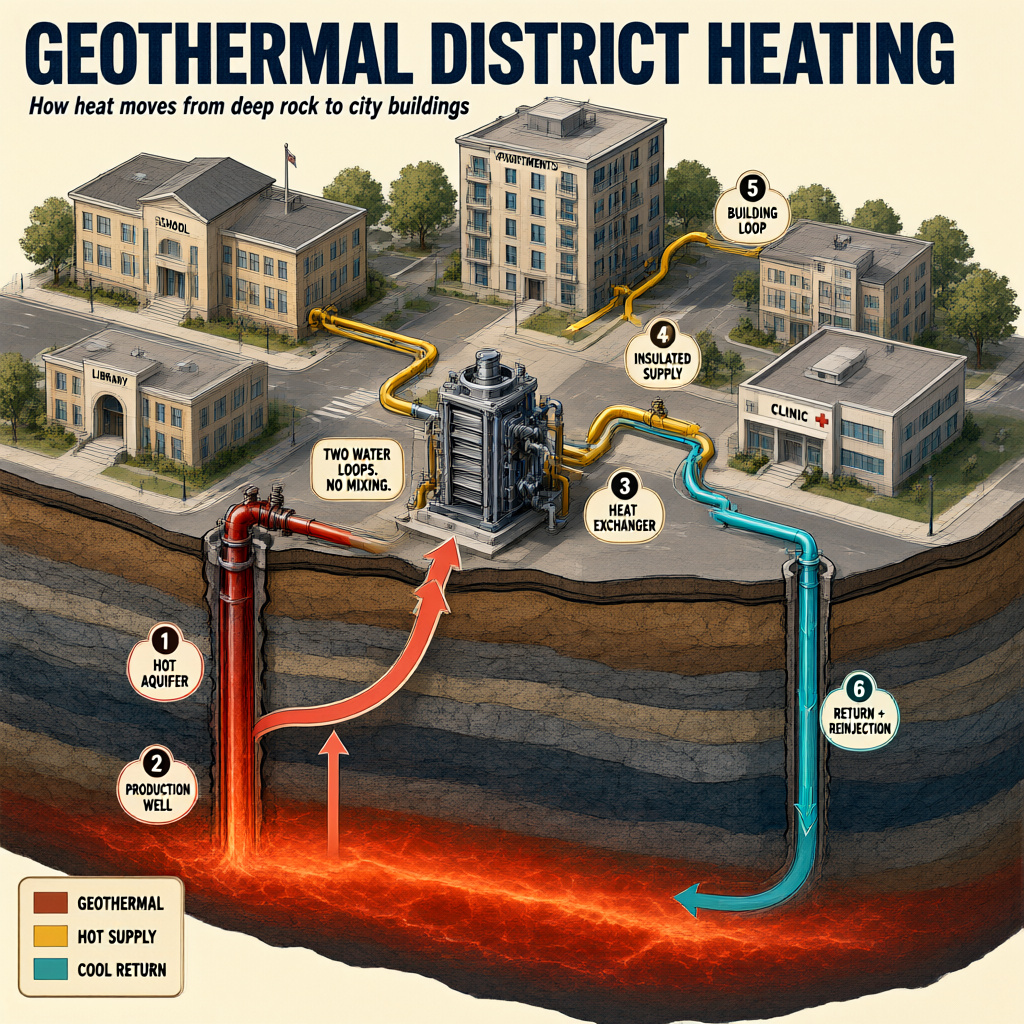 Geothermal District Heating Explainer