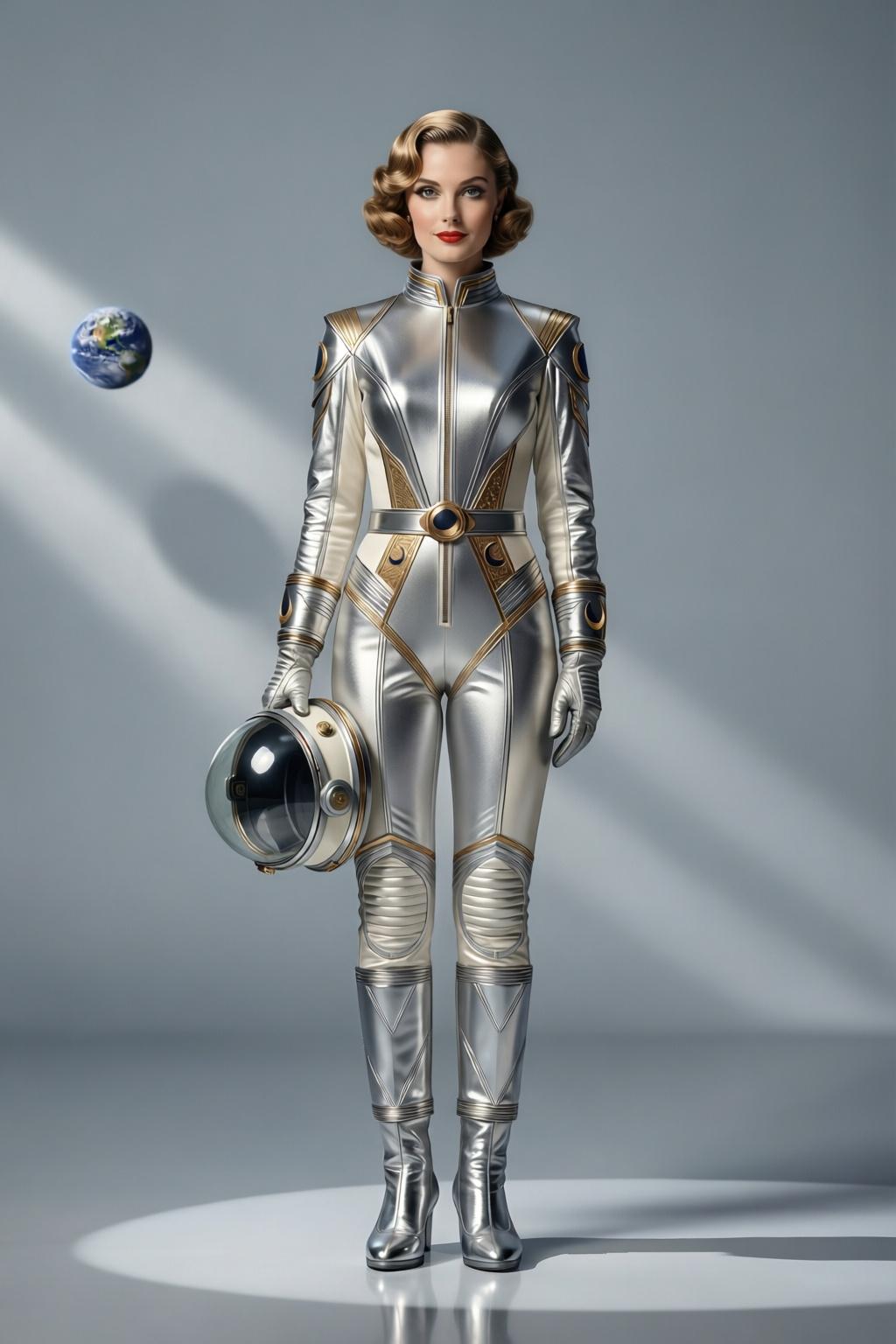 Art Deco Lunar Poster