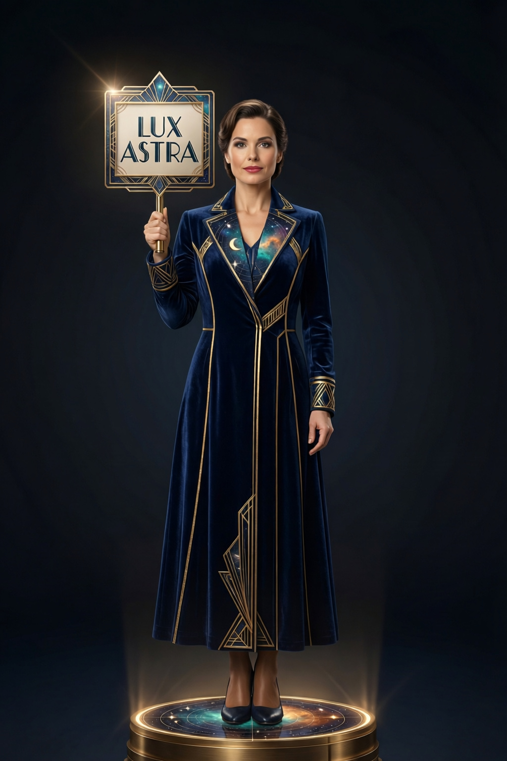 Art Deco Astral Poster