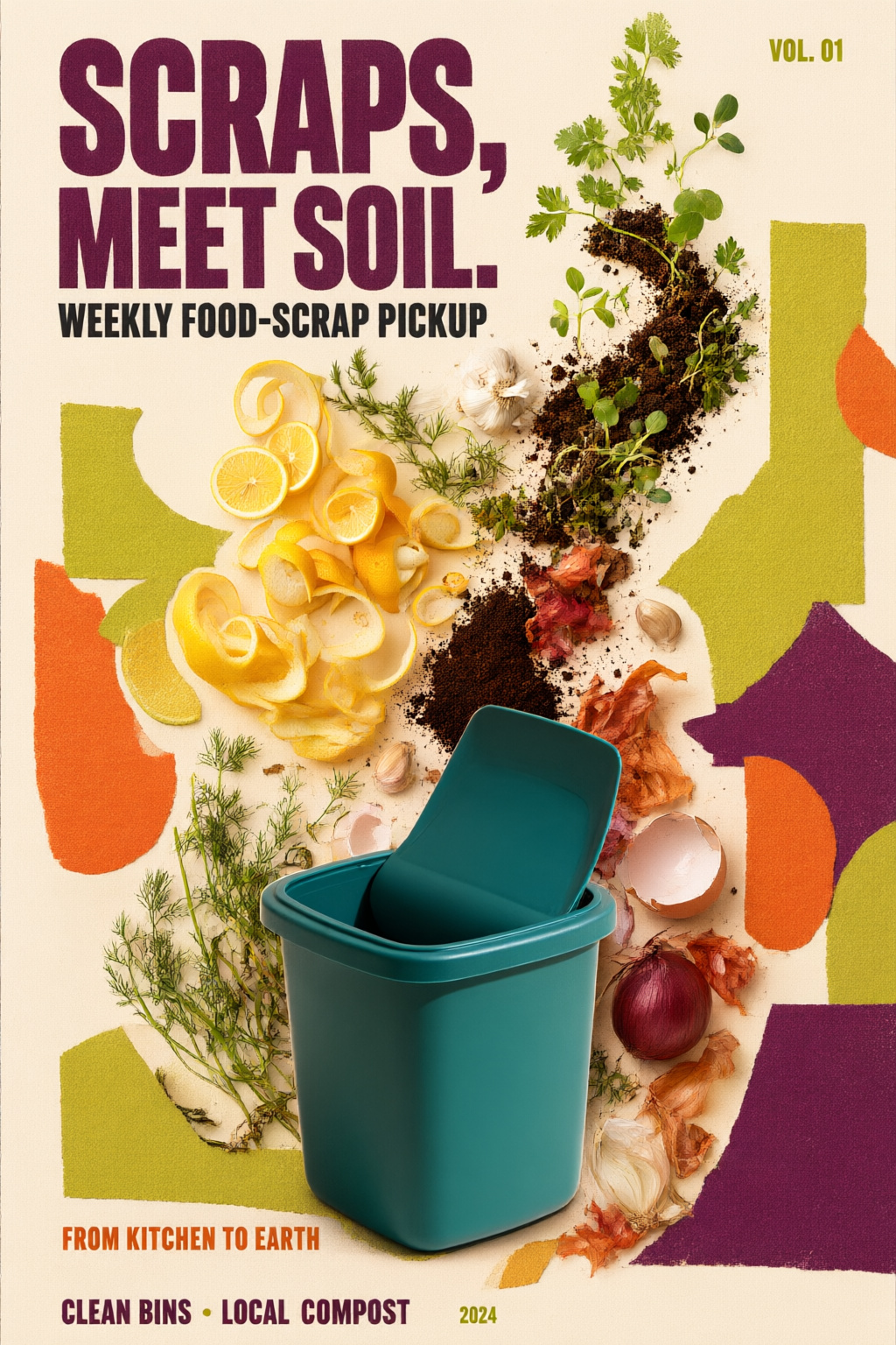 Curbside Compost Pickup Pinterest Ad