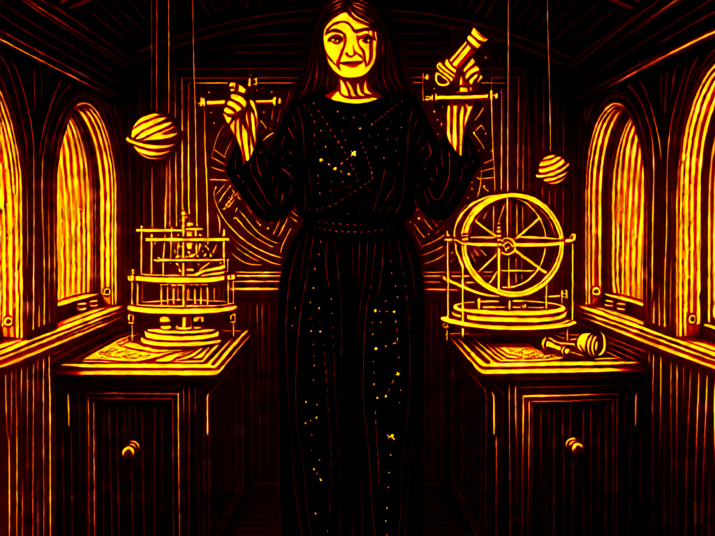 Traveling Puppet Observatory Interior