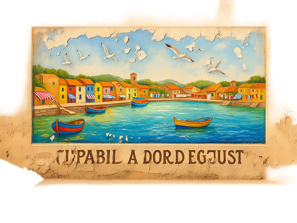 Hand-Painted Harbor Mural Refresh