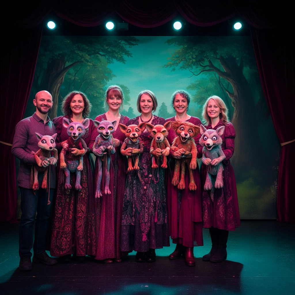 Puppet Theater Cast Press Portrait