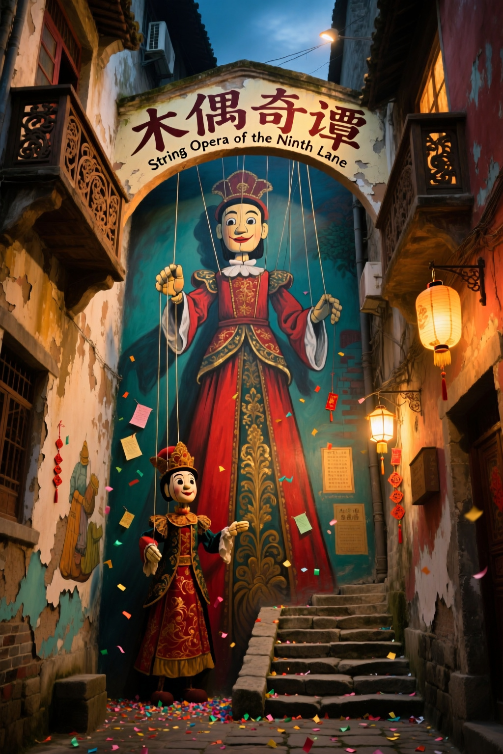 Marionette Opera Alley Mural