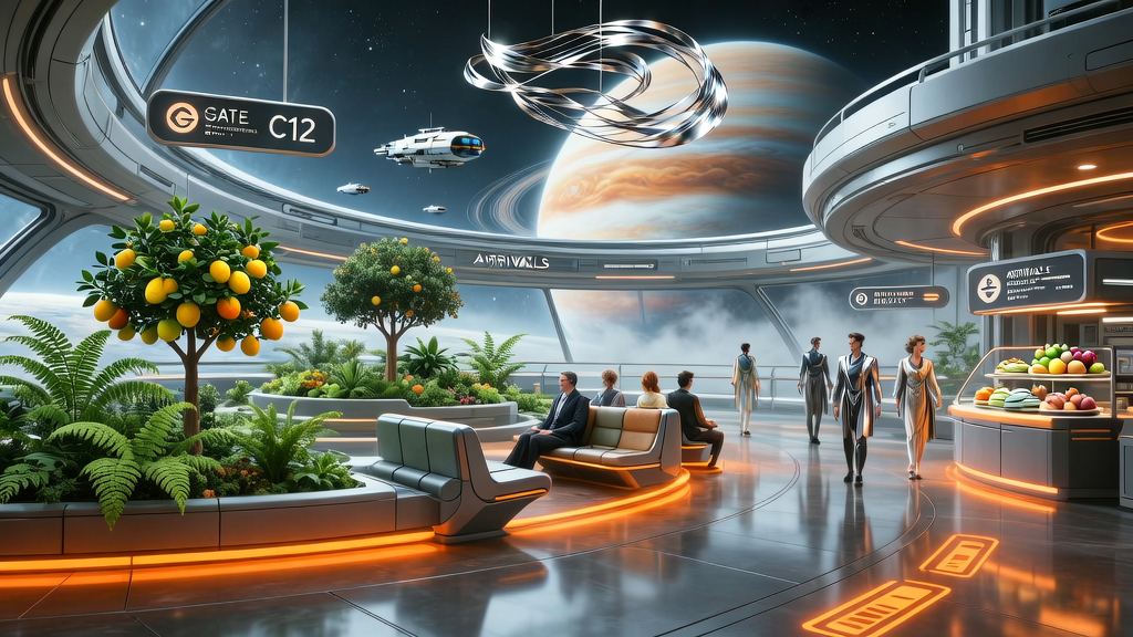 Orbital Botanical Transit Lounge