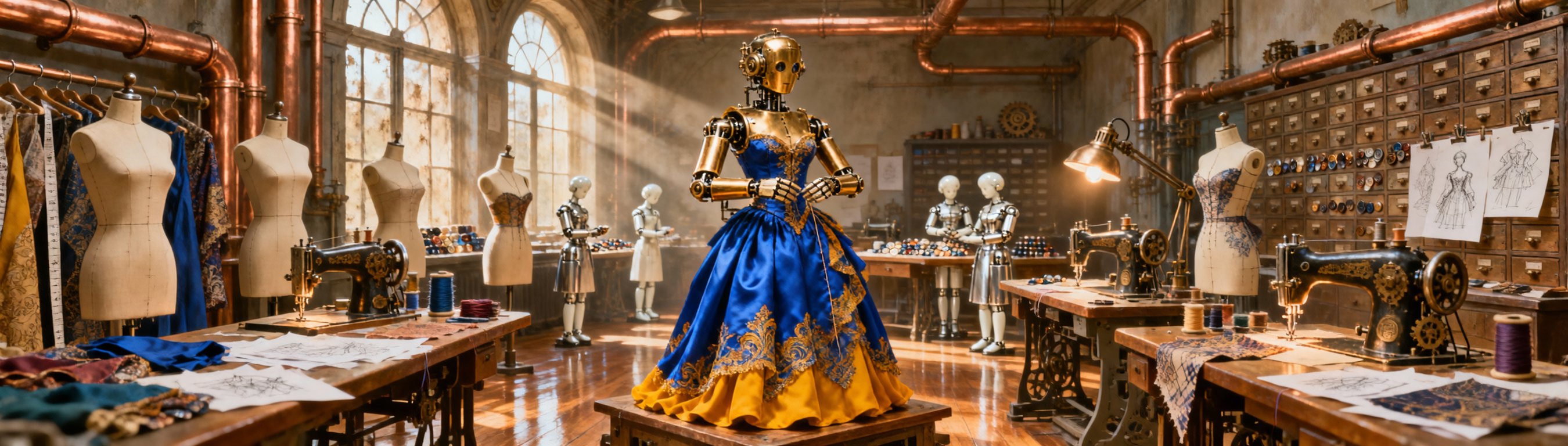 Brass Automaton Tailor Workshop