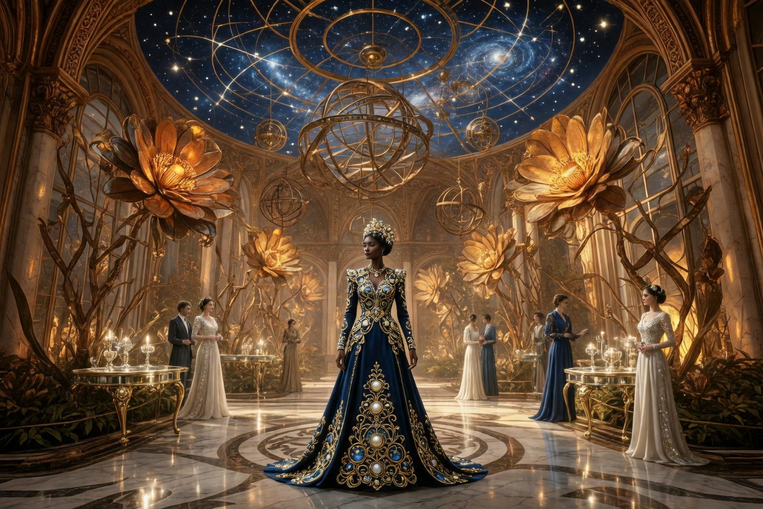 Celestial Clockwork Garden Salon