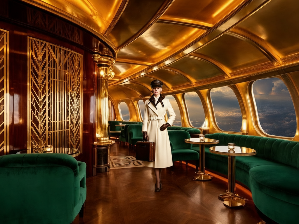 Art Deco Airship Lounge