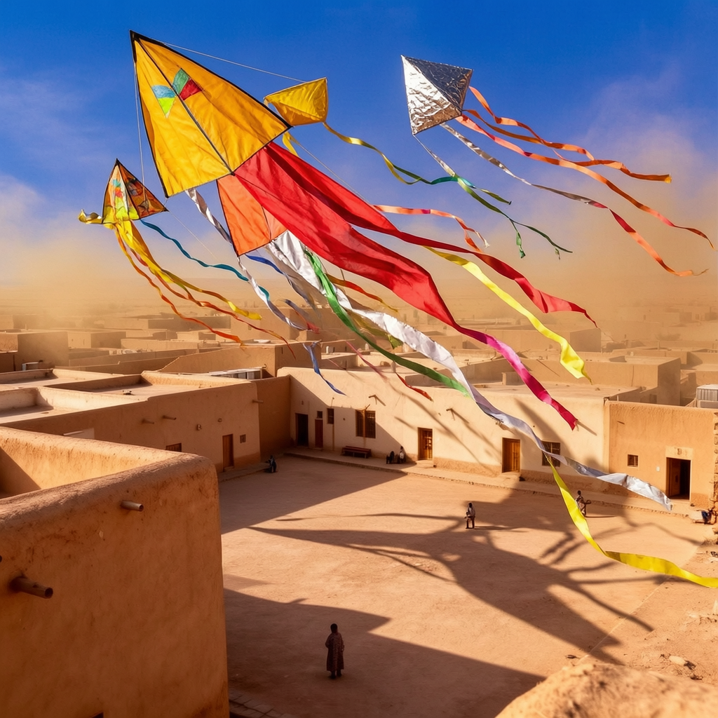 Iridescent Desert Kite Festival