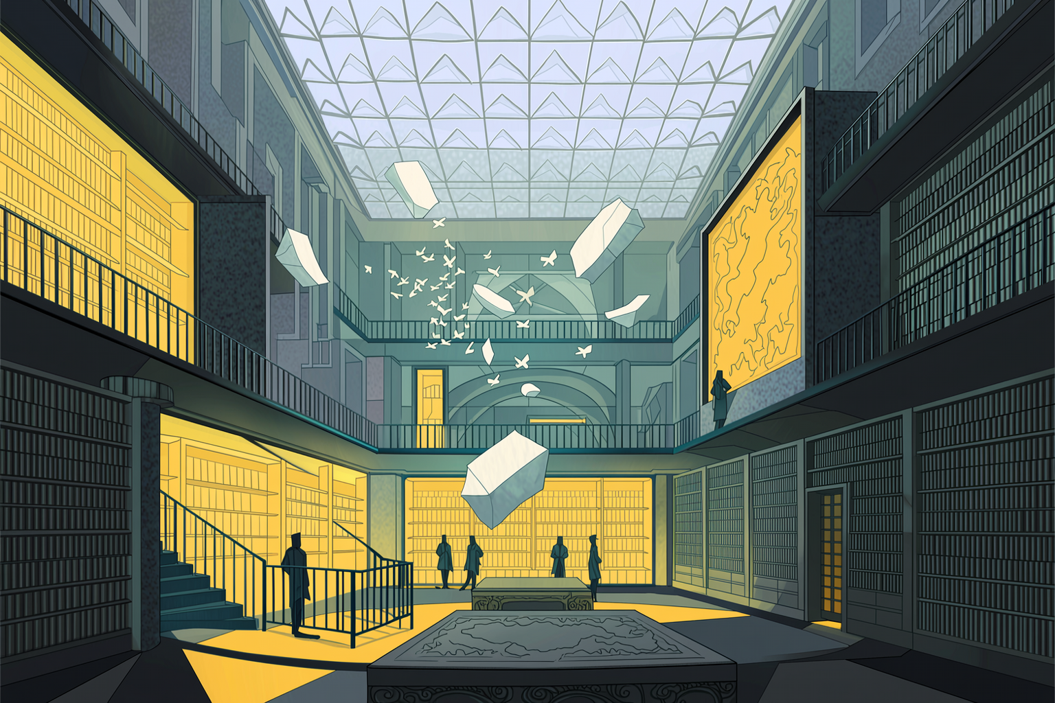 Basalt Library Sky Atrium