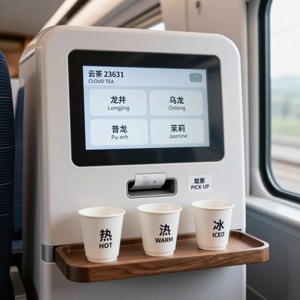 Bilingual Tea Kiosk Interface