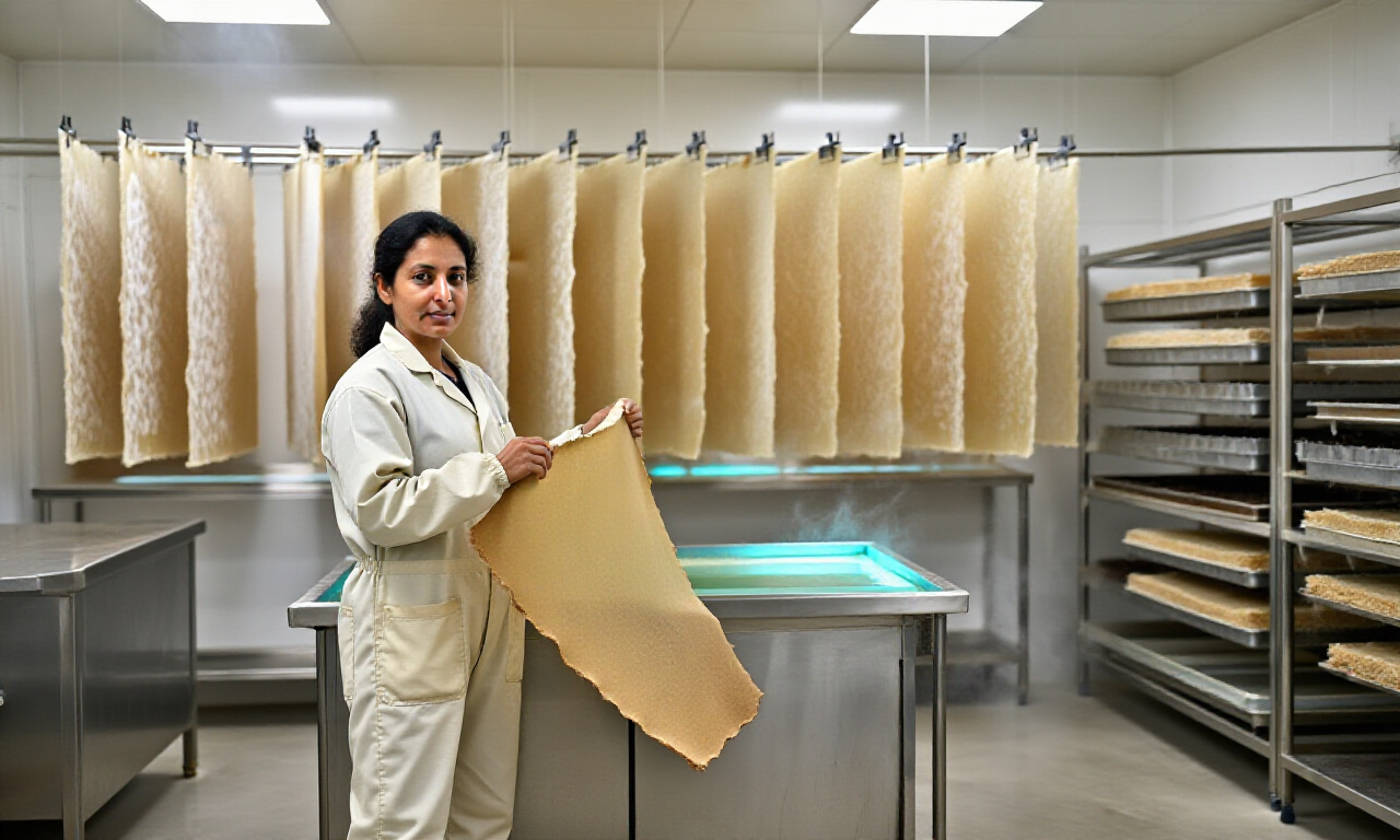 Mycelium Tannery Editorial Portrait