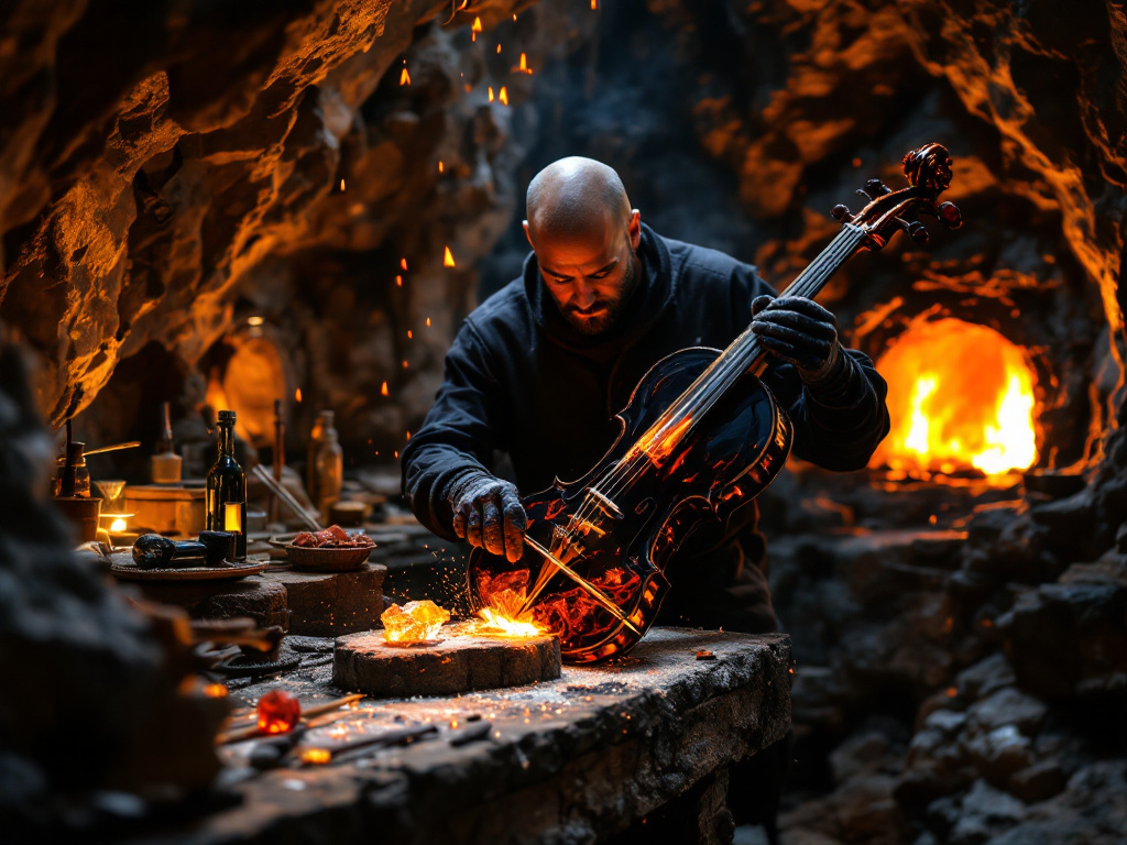Volcanic Glass Violin Workshop