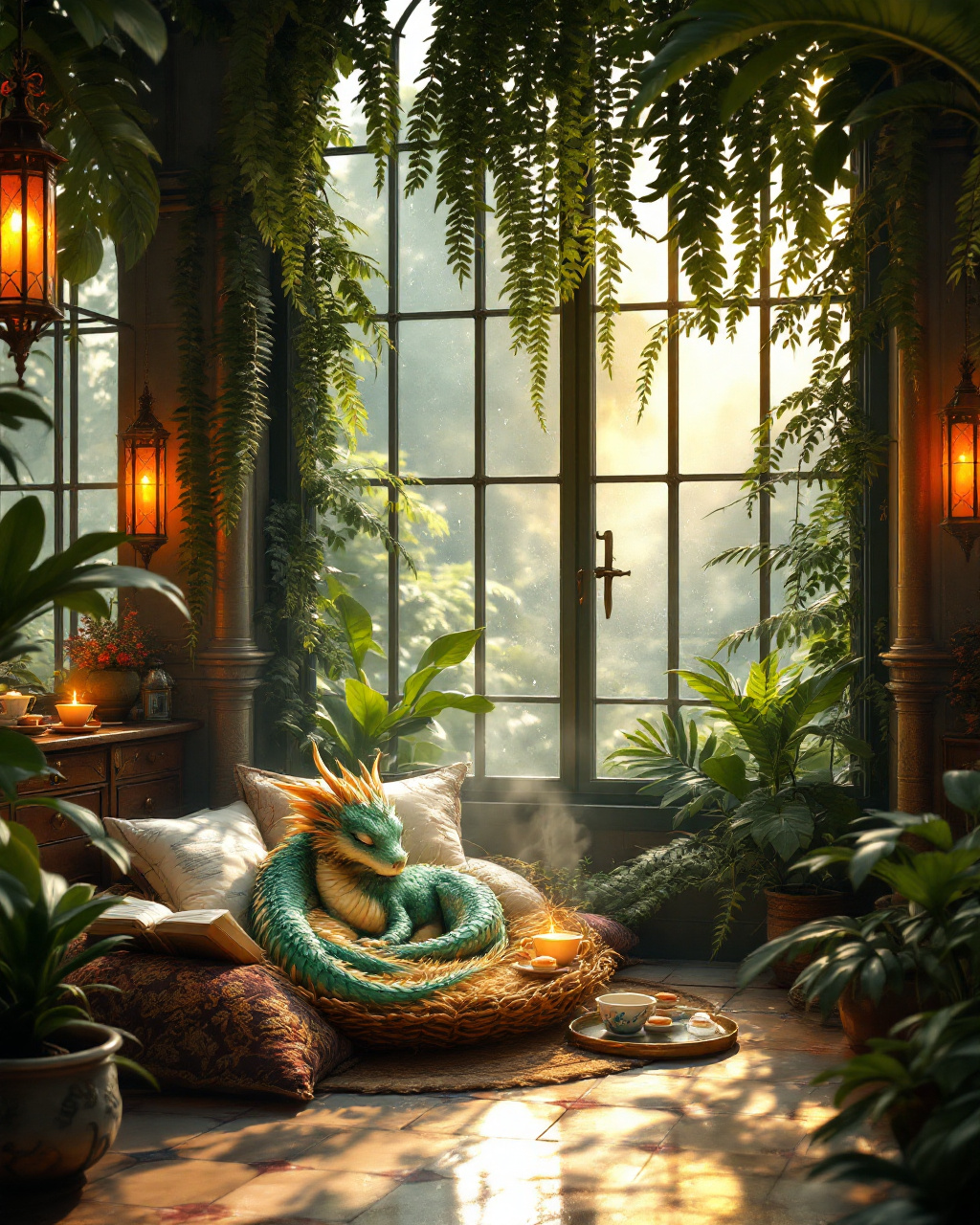 Glasshouse Tea Dragon Nook