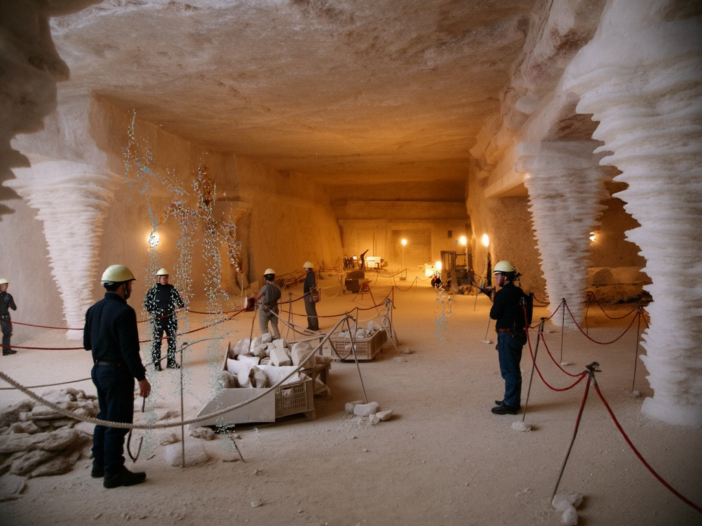 Deserted Salt Cathedral Excavation