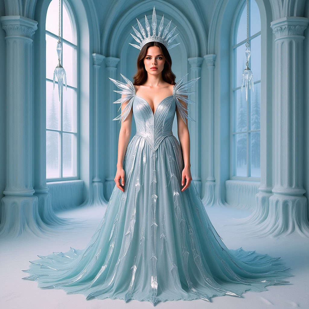 Glacial Cathedral Costume Transformation