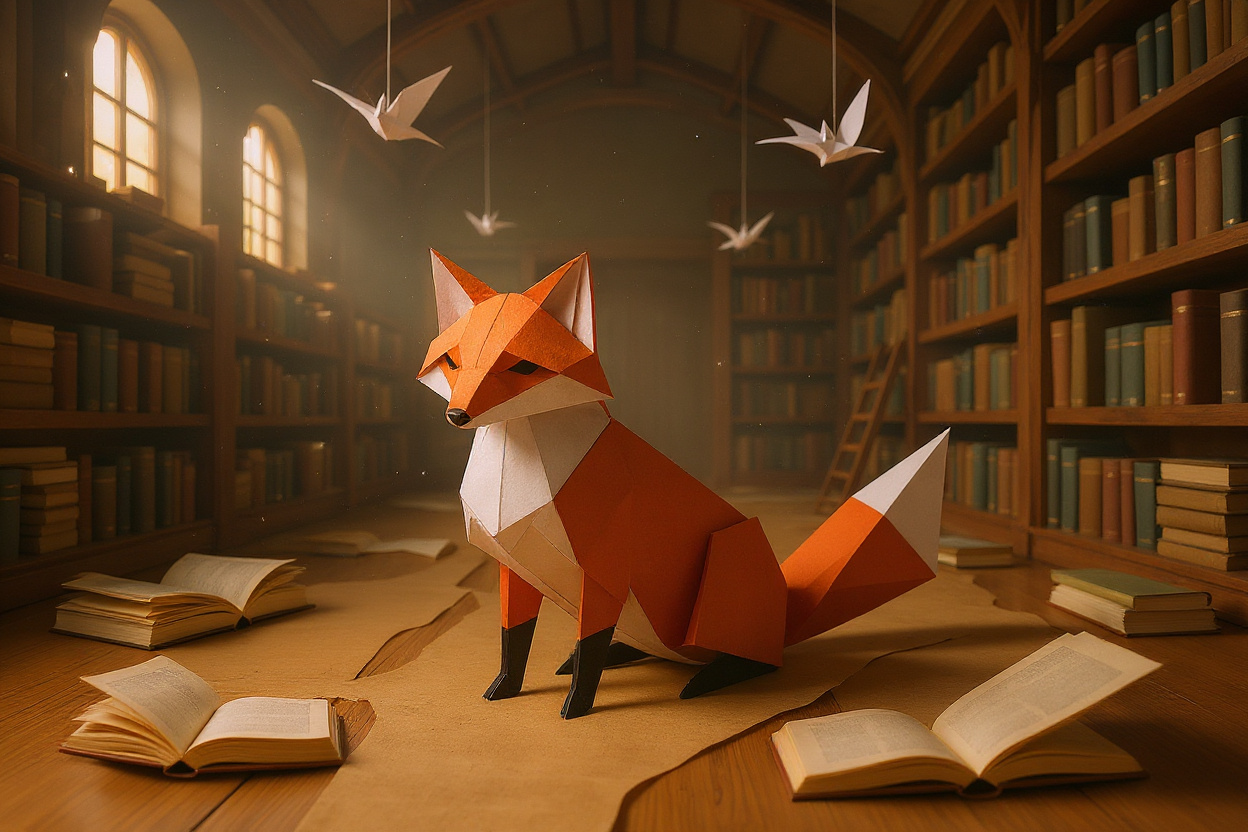 Origami Menagerie Reading Hall