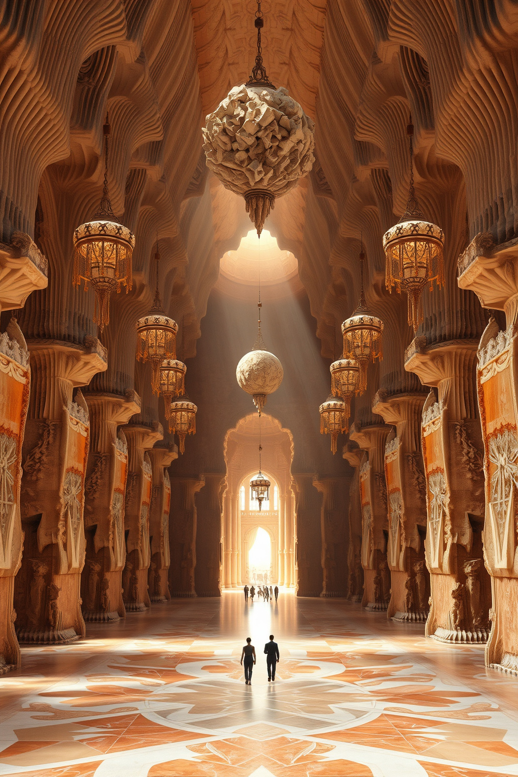 Wind-Carved Salt Cathedral Interior