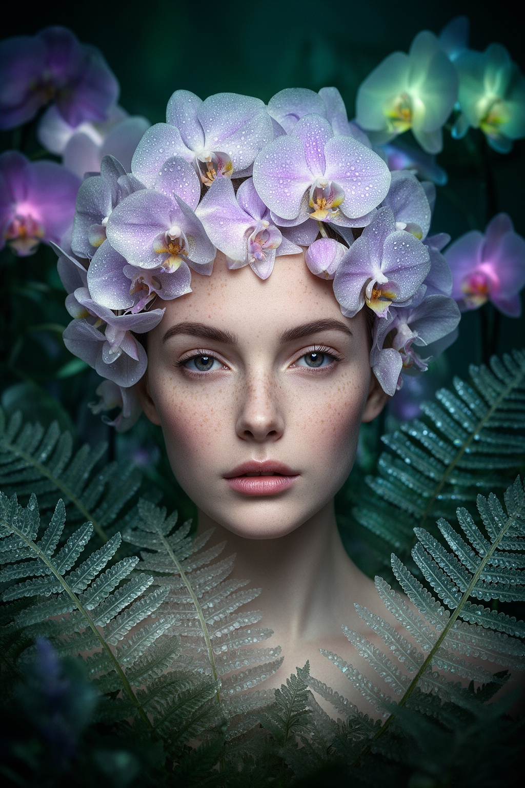 Surreal Botanical Portrait