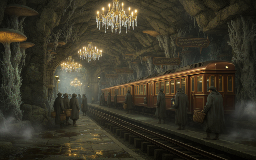 Subterranean Fungal Transit Platform