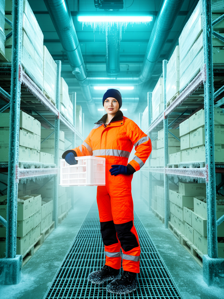 Cold-Chain Workwear Campaign Visual