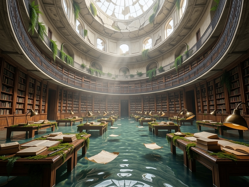 Flooded Archive Reading Hall