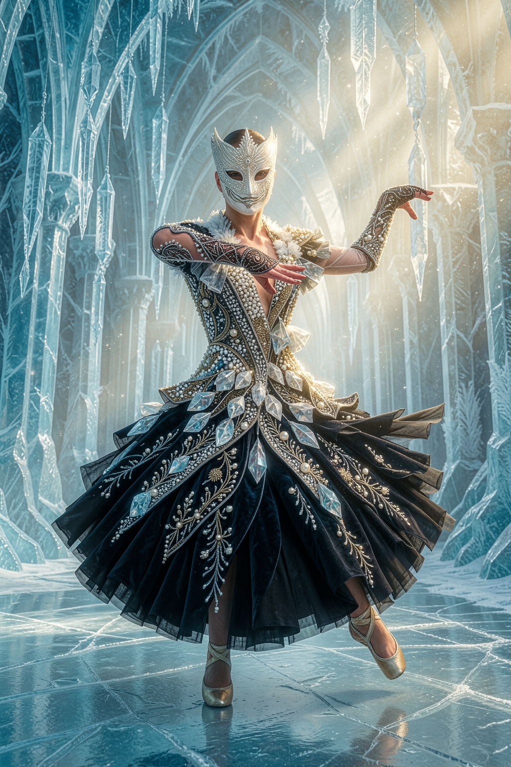 Glacial Cathedral Masked Dancer
