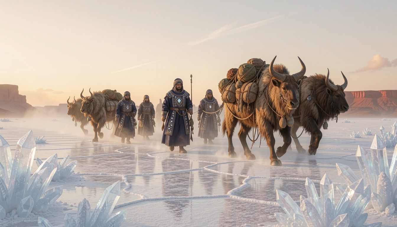 Salt-Flat Pilgrimage Caravan