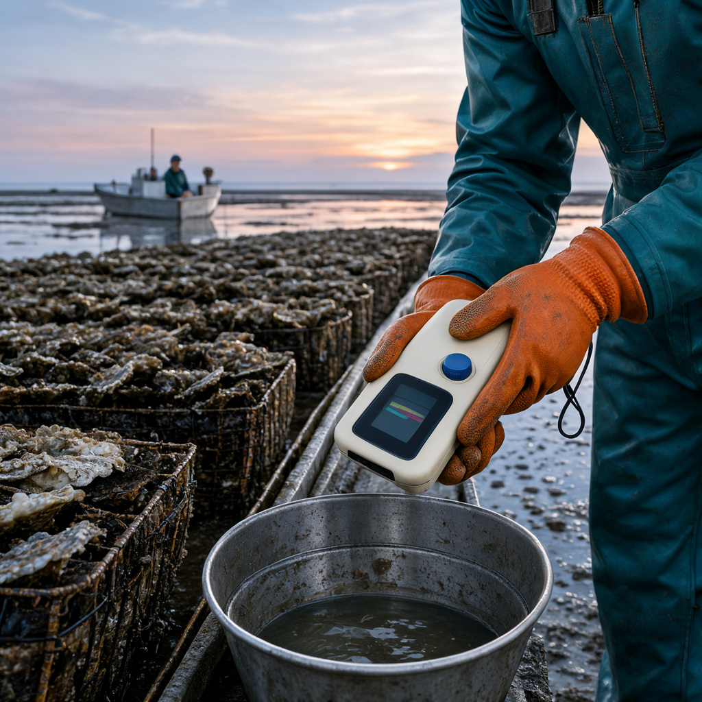 Oyster Farm Spectrometer Lifestyle Photo