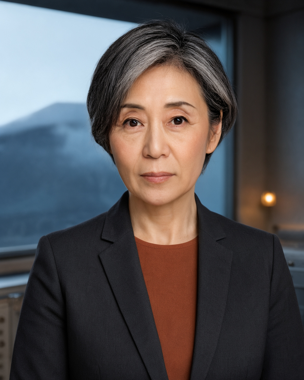 Volcanic Observatory Director Portrait