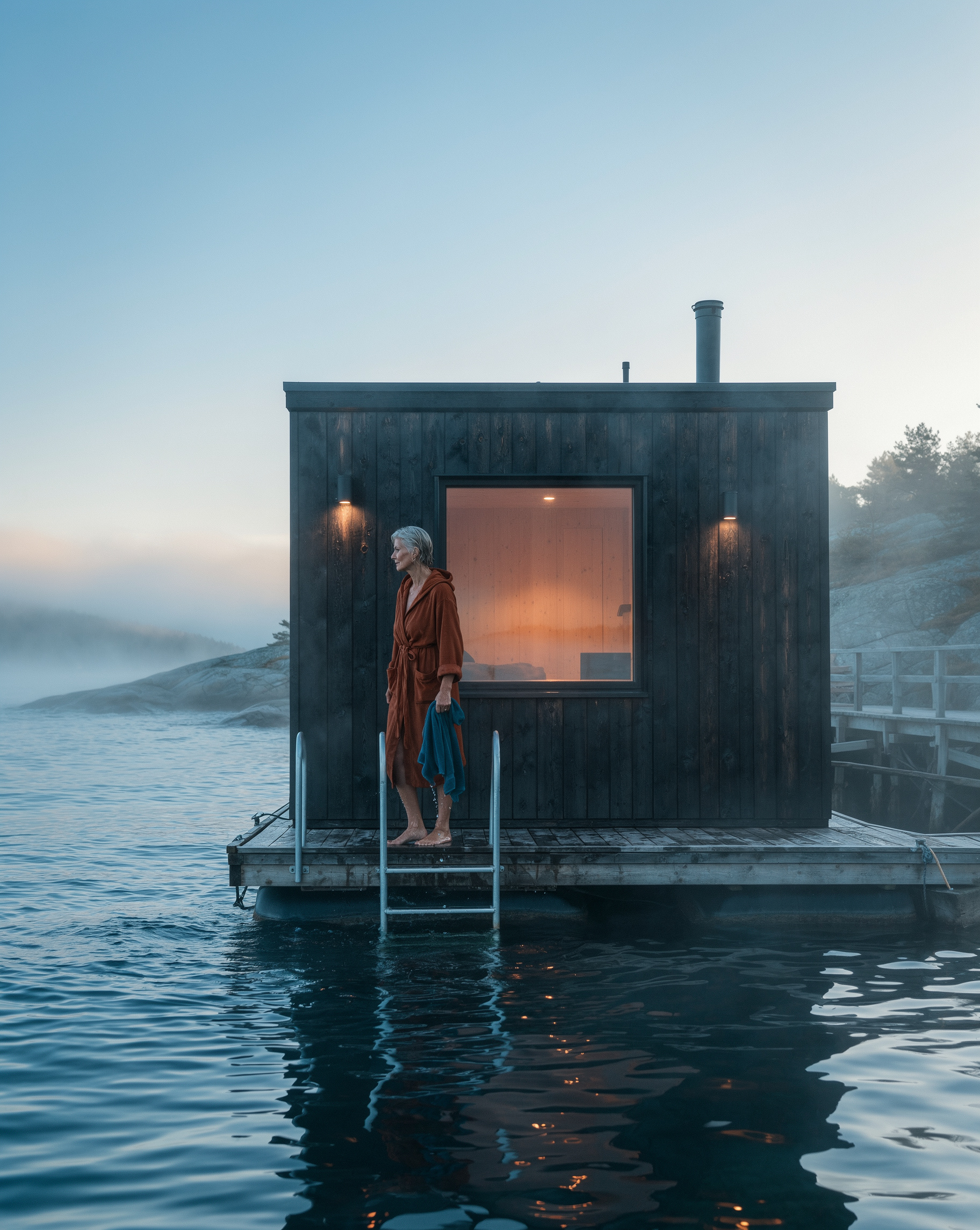 Floating Sauna Social Campaign Post