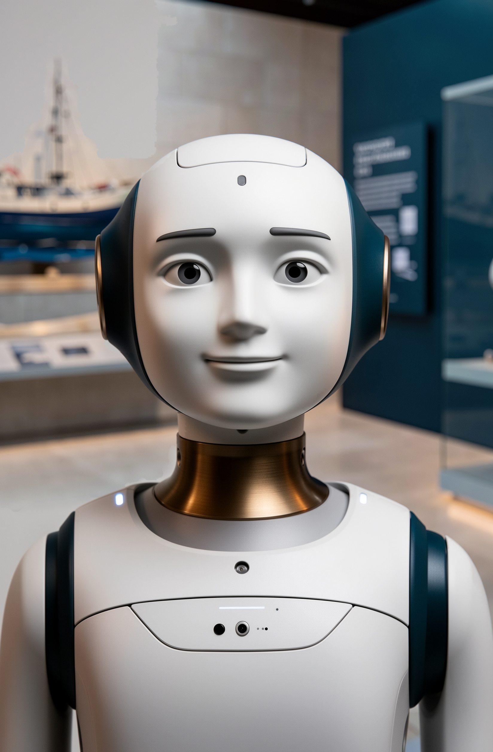 Maritime Museum Robot Headshot