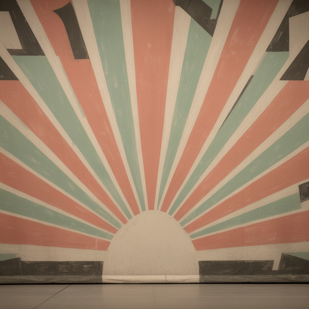 Art Deco Backdrop Clean Plate