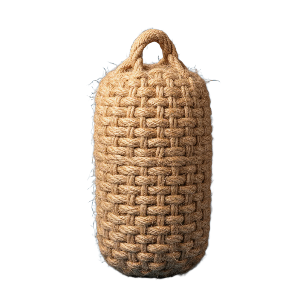 Hand-Spliced Marine Fender Cutout