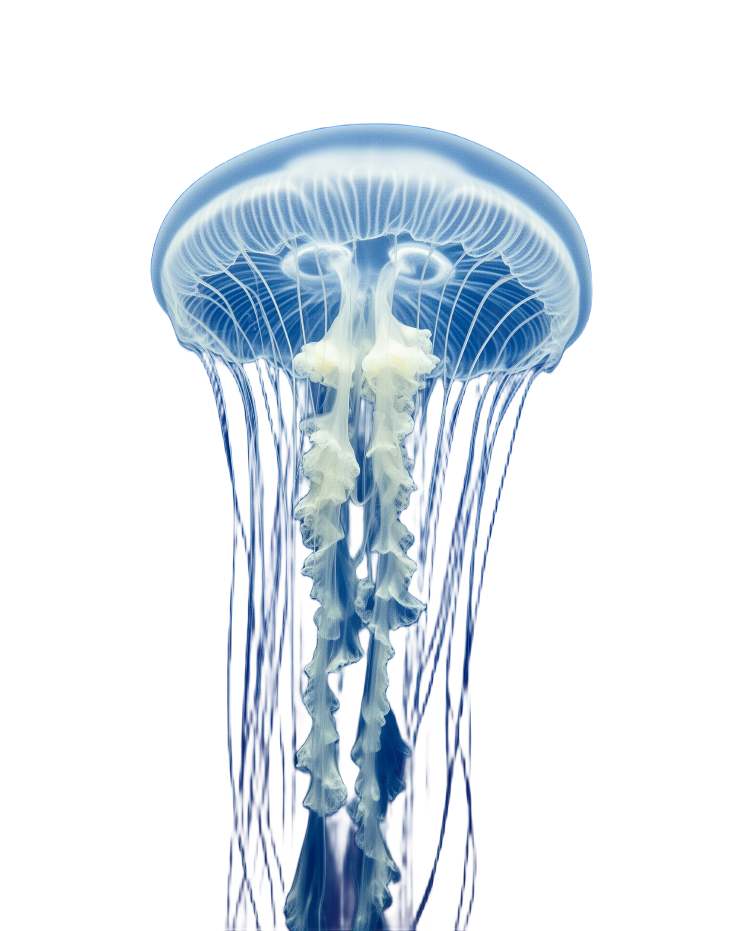 Moon Jellyfish Exhibit Composite Cutout