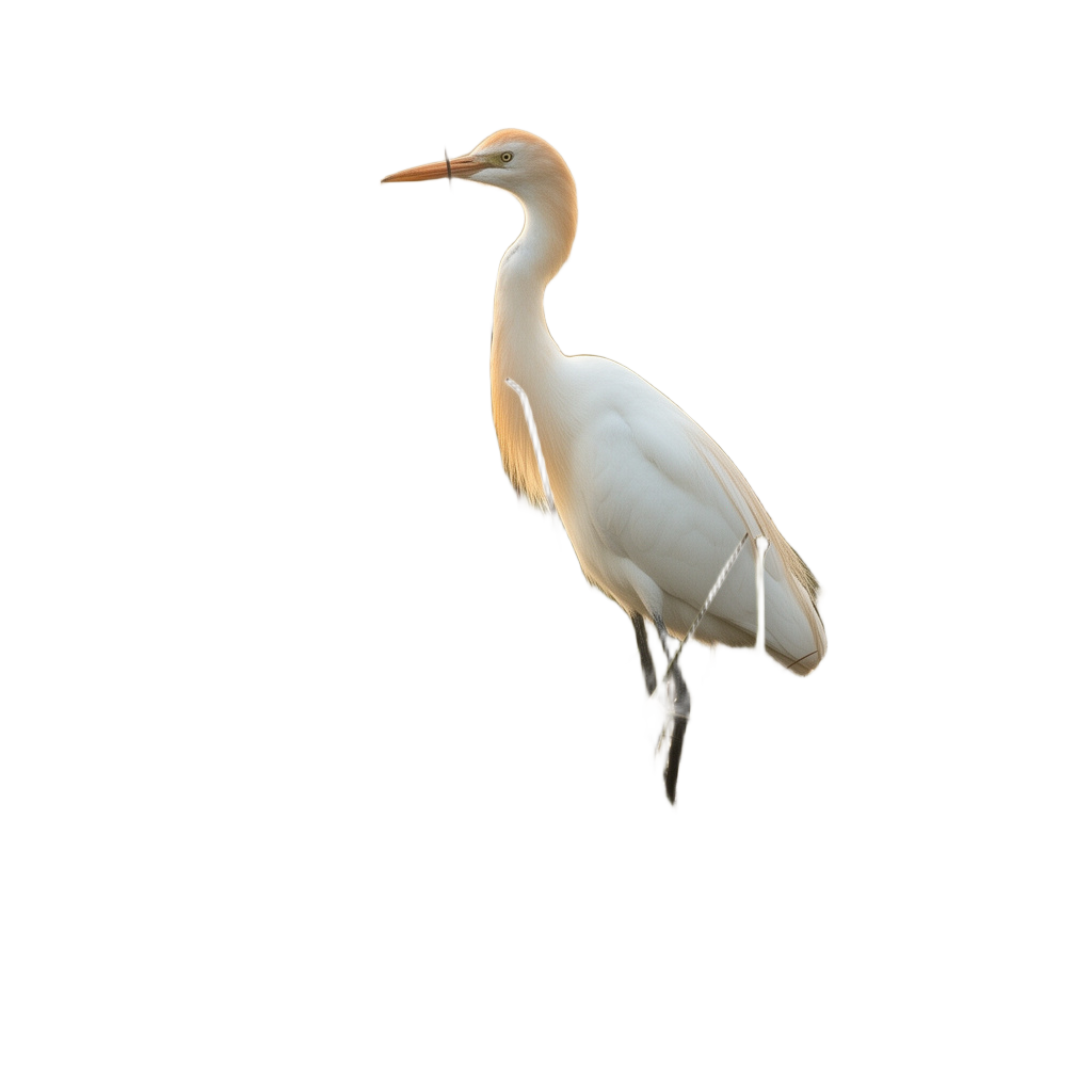 Ivory Heron Reed Marsh