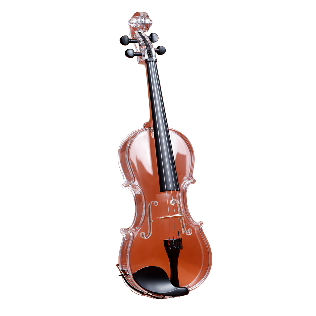 Clear Electric Violin Product Cutout