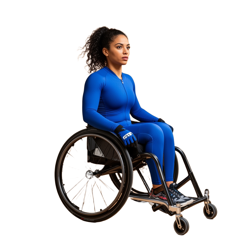 Wheelchair Racer Campaign Cutout
