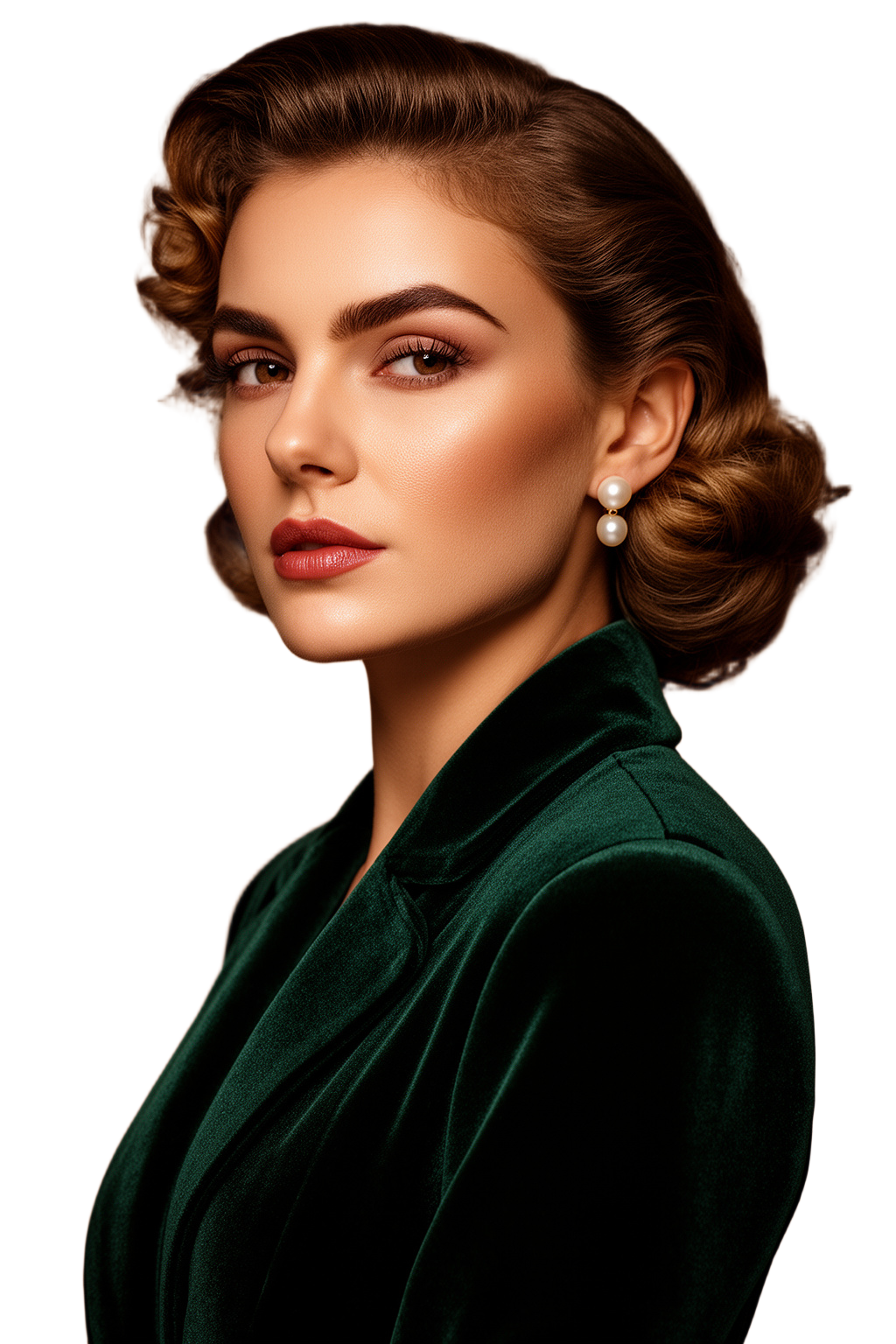 Vintage Velvet Studio Headshot