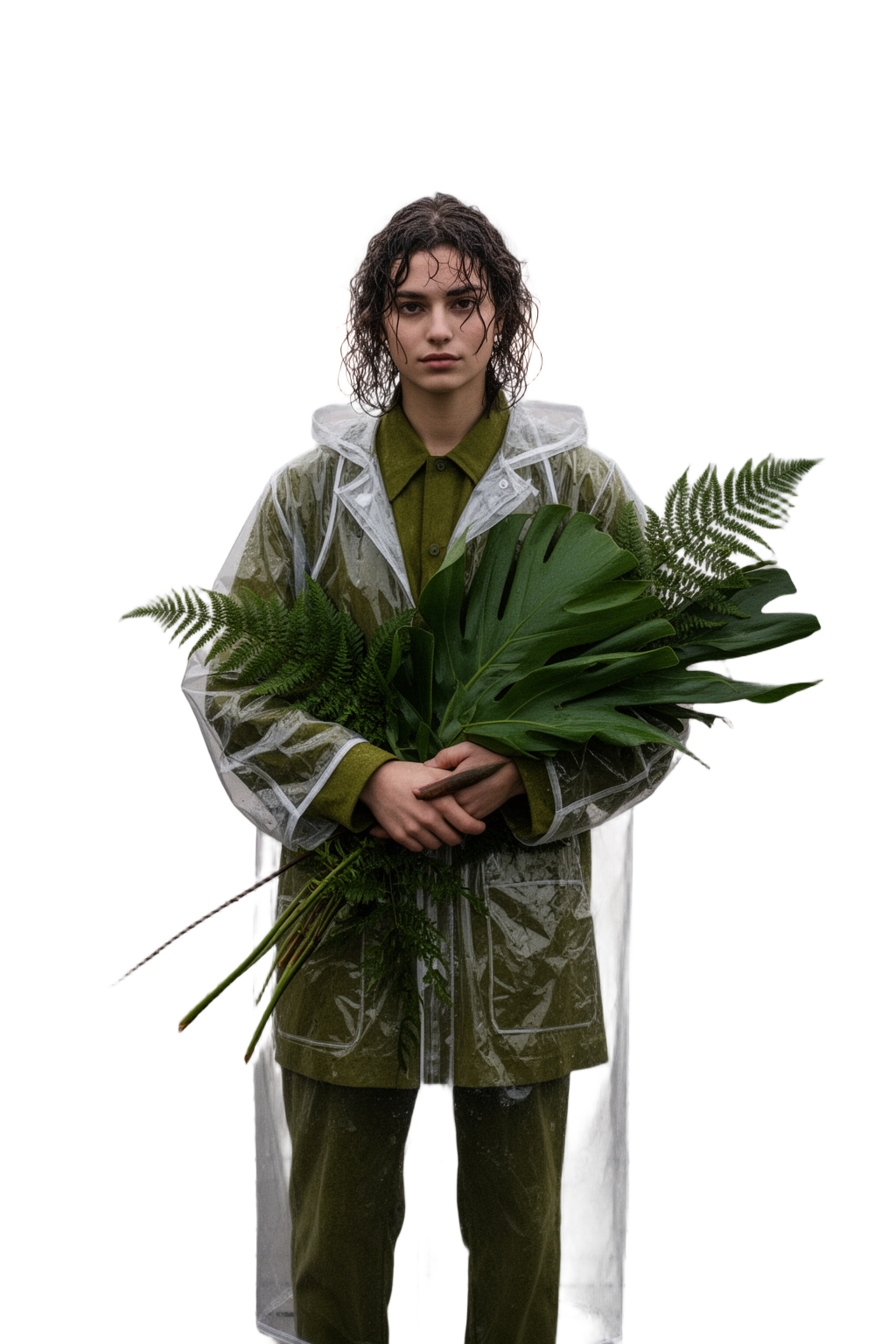 Raincoat Botanist Riverside Cutout