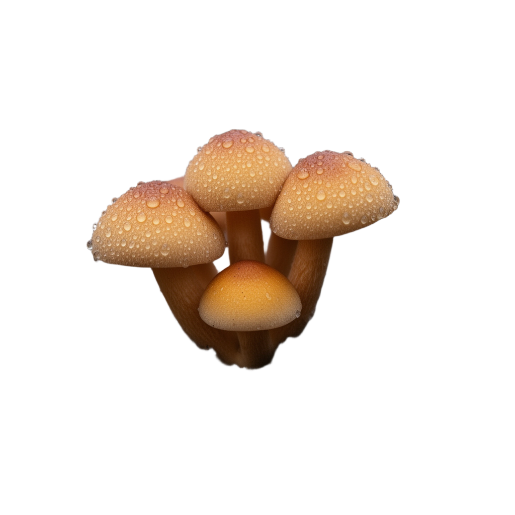 Dewy Mushroom Cluster Cutout