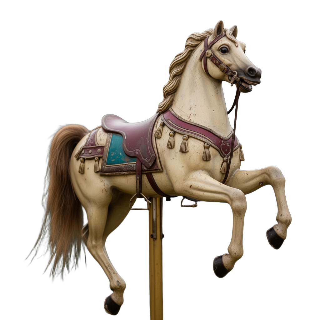 Winter Carnival Horse Relight Cutout