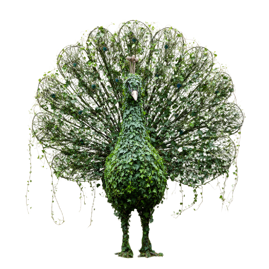 Winter Lights Topiary Cutout
