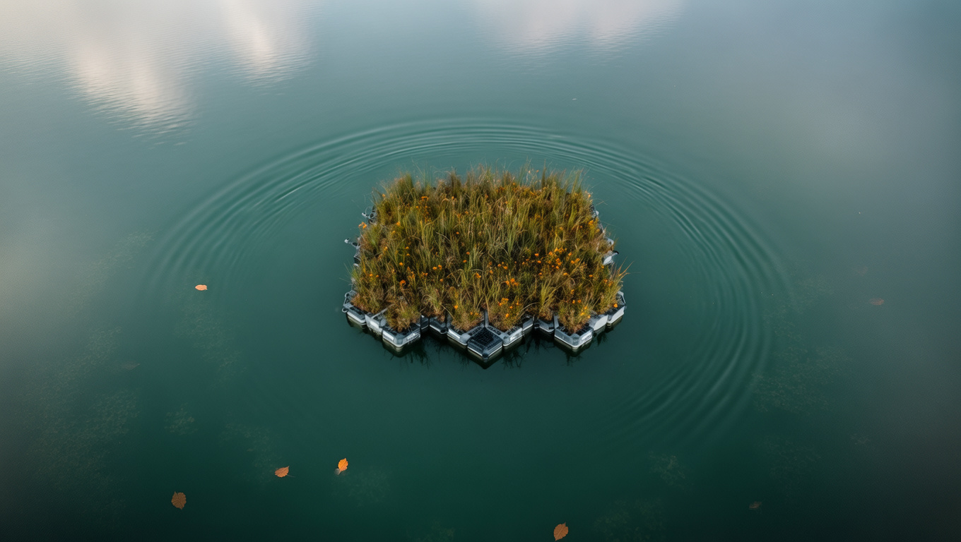 Floating Wetland Keynote Backdrop