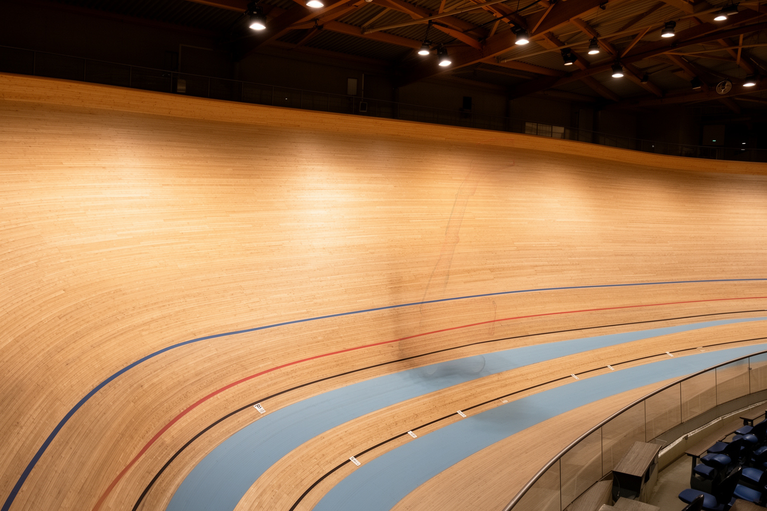 Velodrome Editorial Photo Cleanup