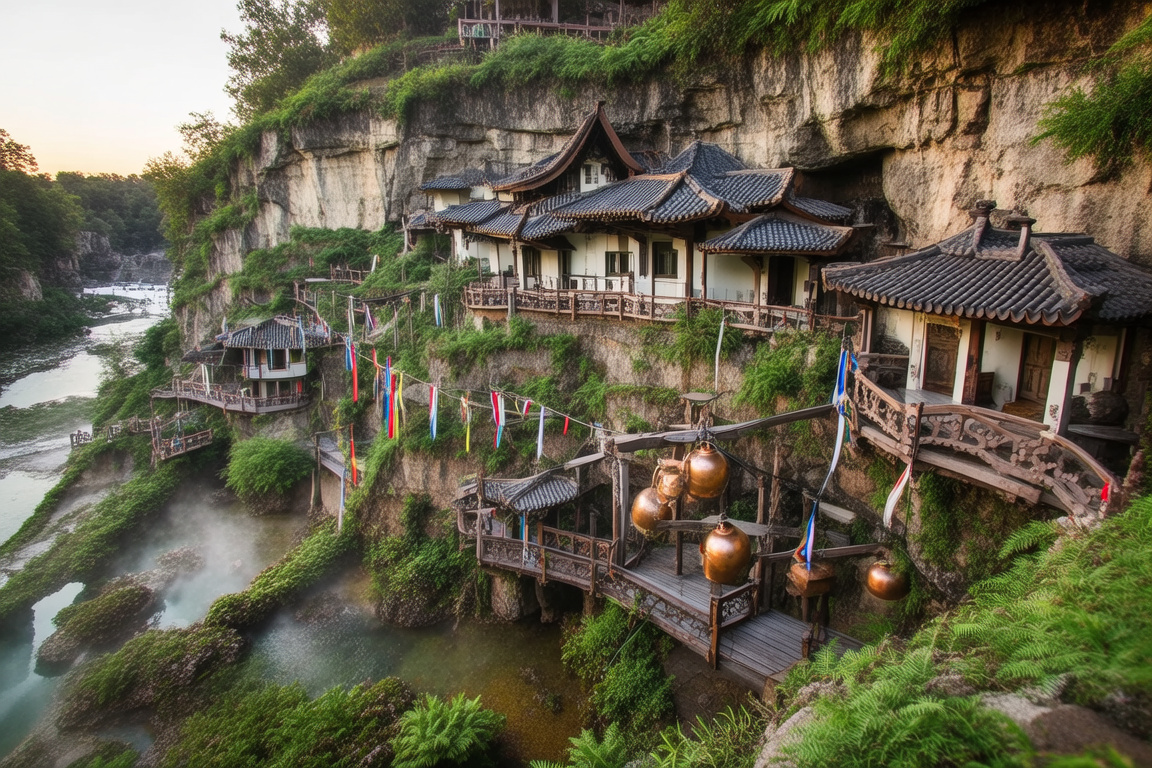 Geothermal Tea House Cliffs